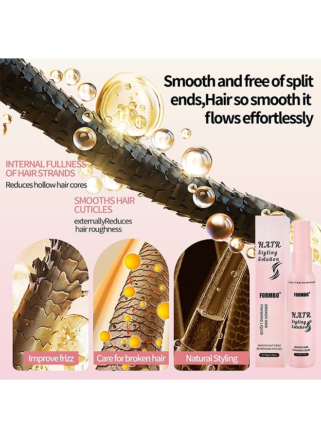 FORMBO Hair styling and hair detangling fixative for short hair to prevent frizz and make it fluffy. Hair detangling fixative for short hair, 35g - Image 4